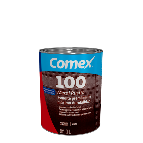 frecuentemente Aventurero Resistente Comex® 100 Metal Rustic 1 Litro | undefined | Comex