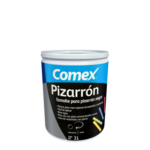 Pintura Pizarrón Pizarra X200ml Color Negra Eterna